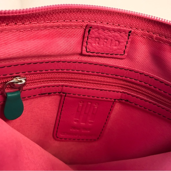 ili New York Multi Coloured Leather Crossbody Bag NWOT - Picture 14 of 14